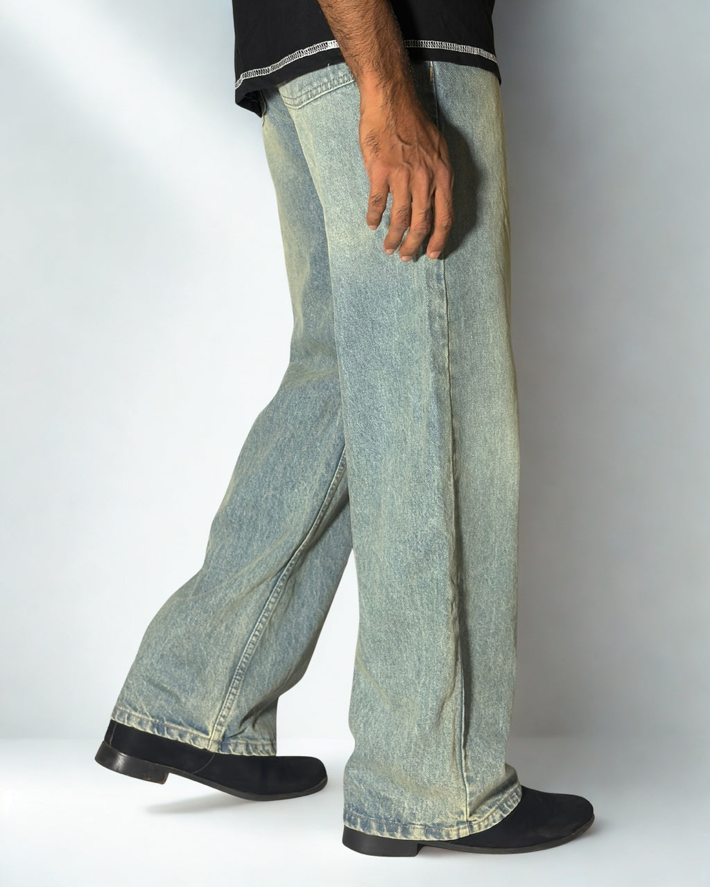MIX BLUE| WIDE BAGY