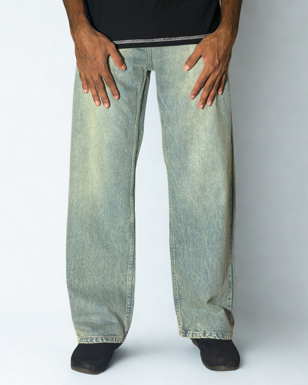 MIX BLUE| WIDE BAGY